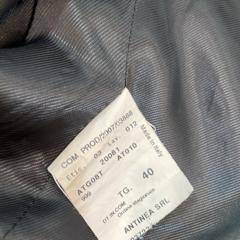 Armani Colllezioni Collection Suit Jacket Coat Size 4 Black . - Picture 9 of 10